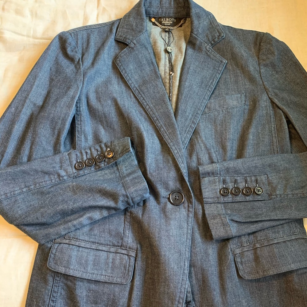 Talbots Denim Jacket/blazer